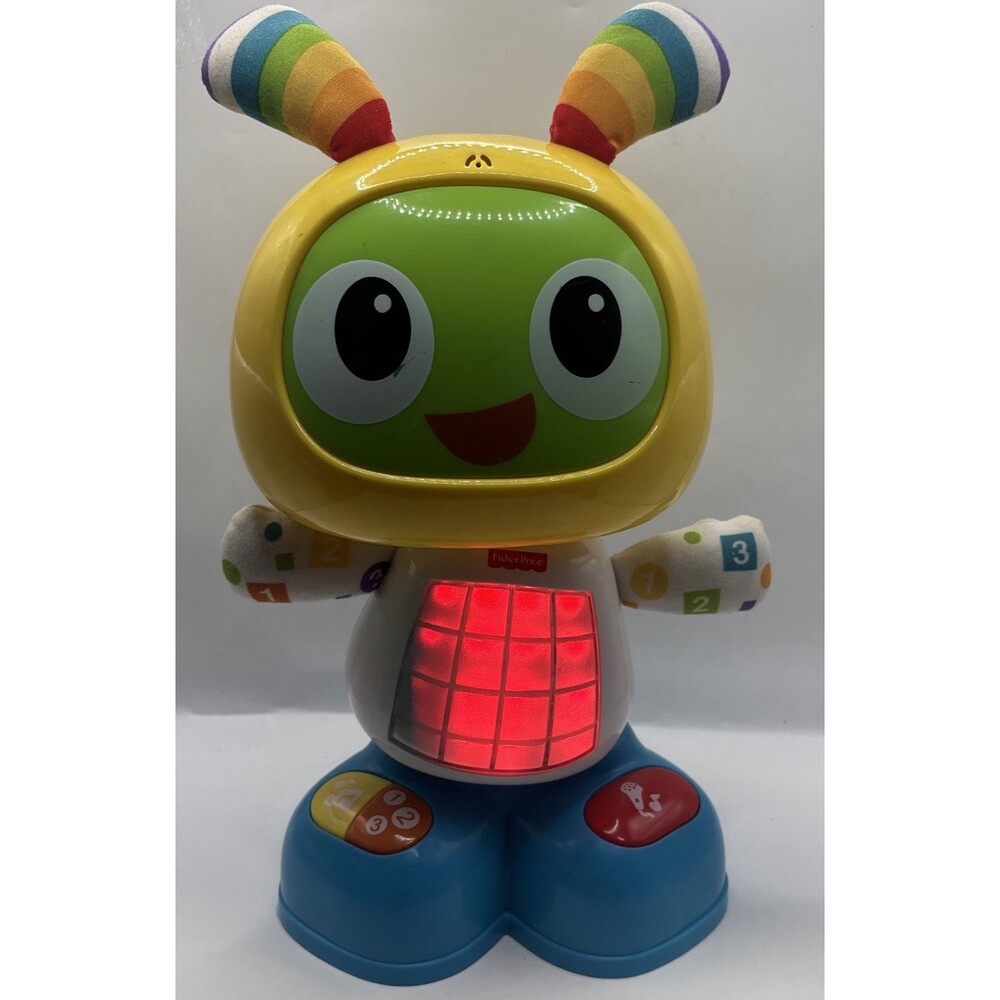 Fisher Price Bright Beats BeatBo Dance and Move Interactive Robot TESTED WORKS